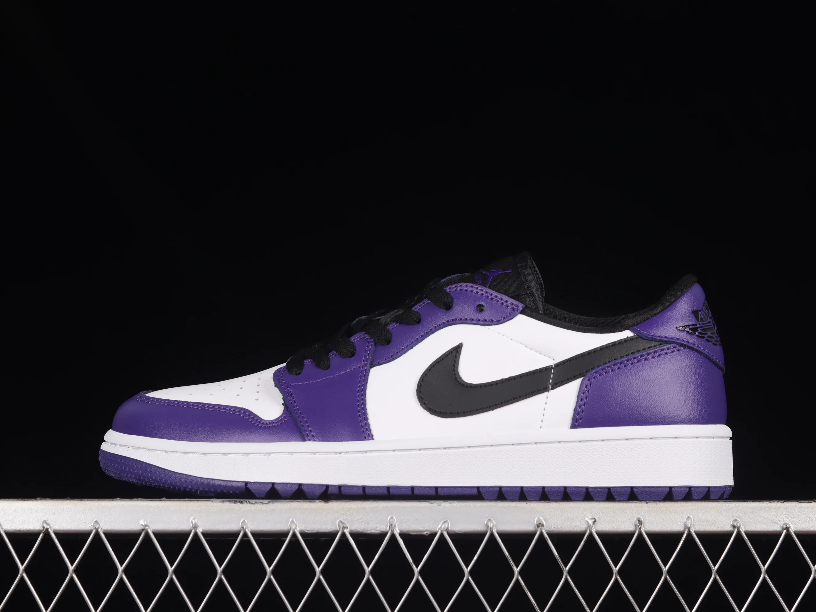 All categories Air Jordan Jordan series basketball shoes Air Jordan 1 Low Z version Air Jordan 1 Low Golf "White Purple" AJ1 Joe 1 new golf version white and purple color DD9315-105